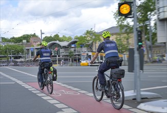 Police on bicycles