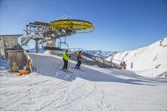 Exit of the Koblat chairlift