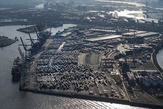 Aerial view of Container Terminal Tollerort