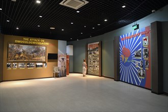 Exhibition hall in the Independence Memorial Museum