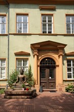 Ethnological museum with Buddha statue in Heidelberg