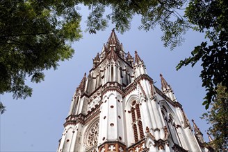The Church of our Lady of Lourdes built in 1840 is the replica of the Basilica of Lourdes in Tiruchirappalli Trichy