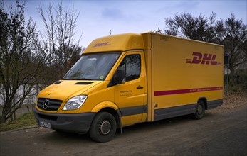 DHL delivery vehicle