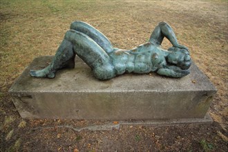 Sculpture Lying Werra by Werner Stoetzer 1969