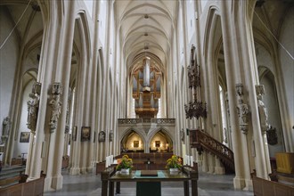 Nave with Rieger organ