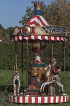 Nostalgic children's carousel in a park