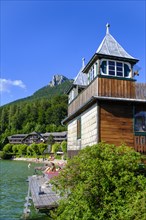 Historic boathouse on Lake Fuschl