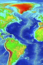 Atlantic Ocean Topography