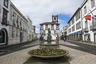 City hall in the historic town of Ponta Delgada