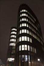 Office building by night