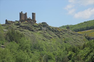 Castle with landscape