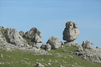 Rock formations in the rocky landscape