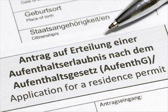 Application for a residence permit