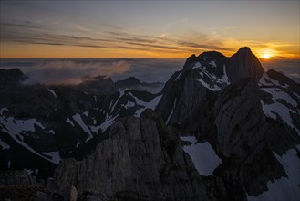 Sunrise over Altmann summit