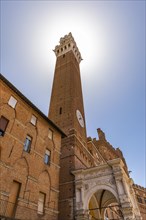 The tower of the Palazzo Pubblico