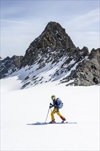 Ski tourers on the ascent