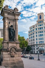 Plaza de Catalunya in Barcelona