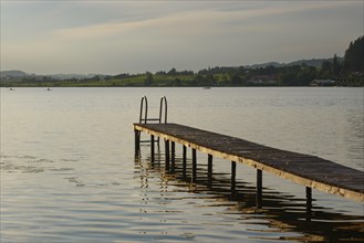 Bathing jetty at the Hopfensee