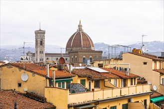 Above the rooftops of Florence