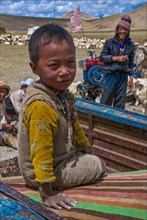 Young tibetan boy