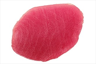 Top view of fresh raw tuna steak