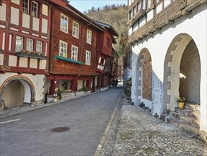 Listed houses in the oldest Swiss wooden settlement