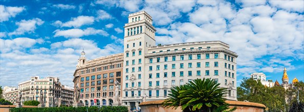 Plaza de Catalunya in Barcelona