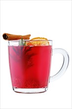 Hot raspberry and orange bumble with cinnamon and rosemary