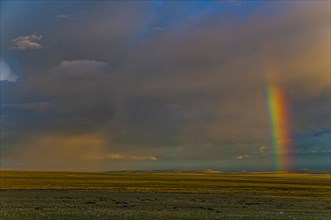 Rainbow in Darchen Western Tibet