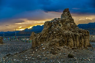 Stupa in the kingdom of Guge