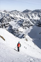 Ski tourers on the Sulzkogel