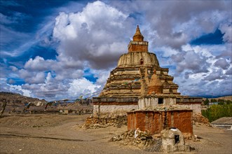 Huge stupa in the kingdom of Guge