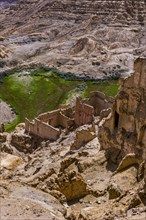 Collapsed houses in the kingdom of Guge