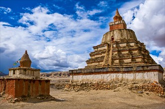 Huge stupa in the kingdom of Guge