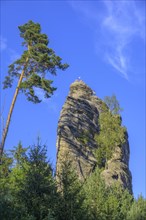 Climbers on Prachov rocks