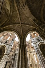 Archways of the ruined church of San Galgano Abbey