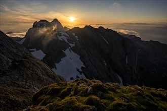 Summit of the Altmann at sunrise
