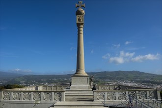 Monument above the Unesco world heritage sight