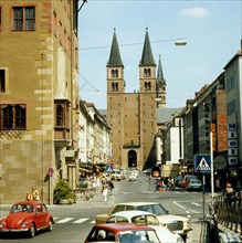 Cathedral Street with St. Kilian's Cathedral