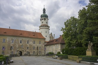 Neustadt an der Mettau Castle and Monument to Friedrich Smetana
