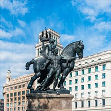 Plaza de Catalunya in Barcelona