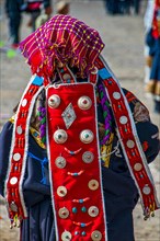 Traditional dressed women at the festival of the tribes in Gerze