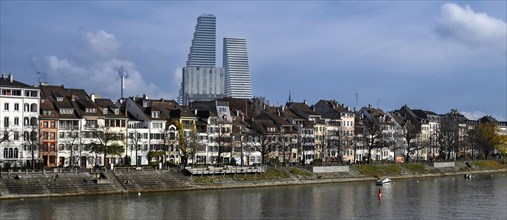 Roche Towers and Old Town Kleinbasel
