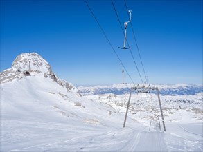 Skiing area on the Dachstein glacier