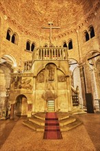 Interior view of the Church of the Holy Sepulchre