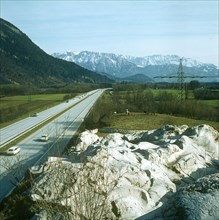 Glacial polish on the Inntal motorway