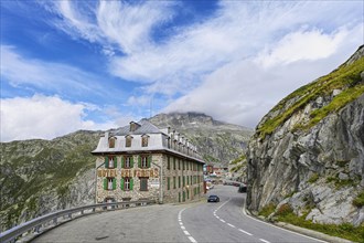 Hotel Belvedere on the Furka Pass road