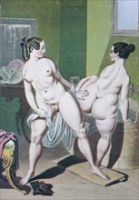Erotic scene from the Victorian era