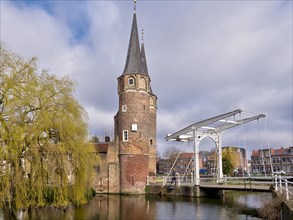 The only preserved city gate Oostpoort is Rijksmonument listed and the bridge