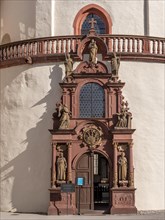 Detail of the building entrance to the inner square in Marienberg Fortress